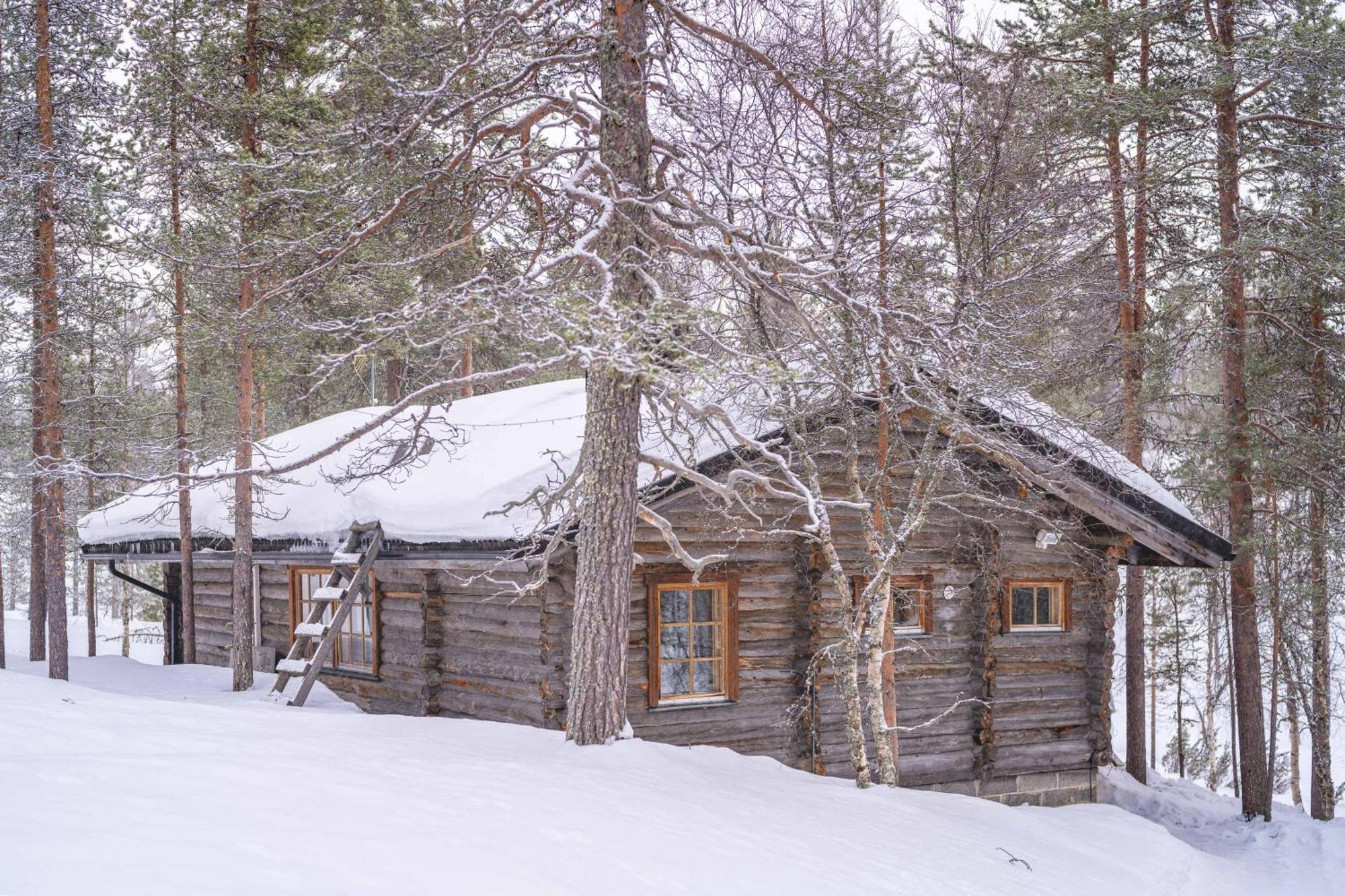 Kuukkeli Log Houses Aurora Cabin - Jaspis Saariselka Exterior photo